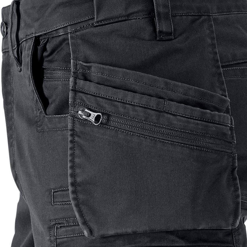 Instalatéři: Kalhoty do pasu e.s.motion ten tool-pouch + oxidově černá 2