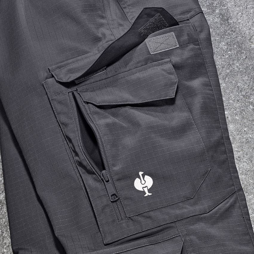 Pracovní kalhoty: Kalhoty do pasu e.s.concrete solid, dámská + antracit 2