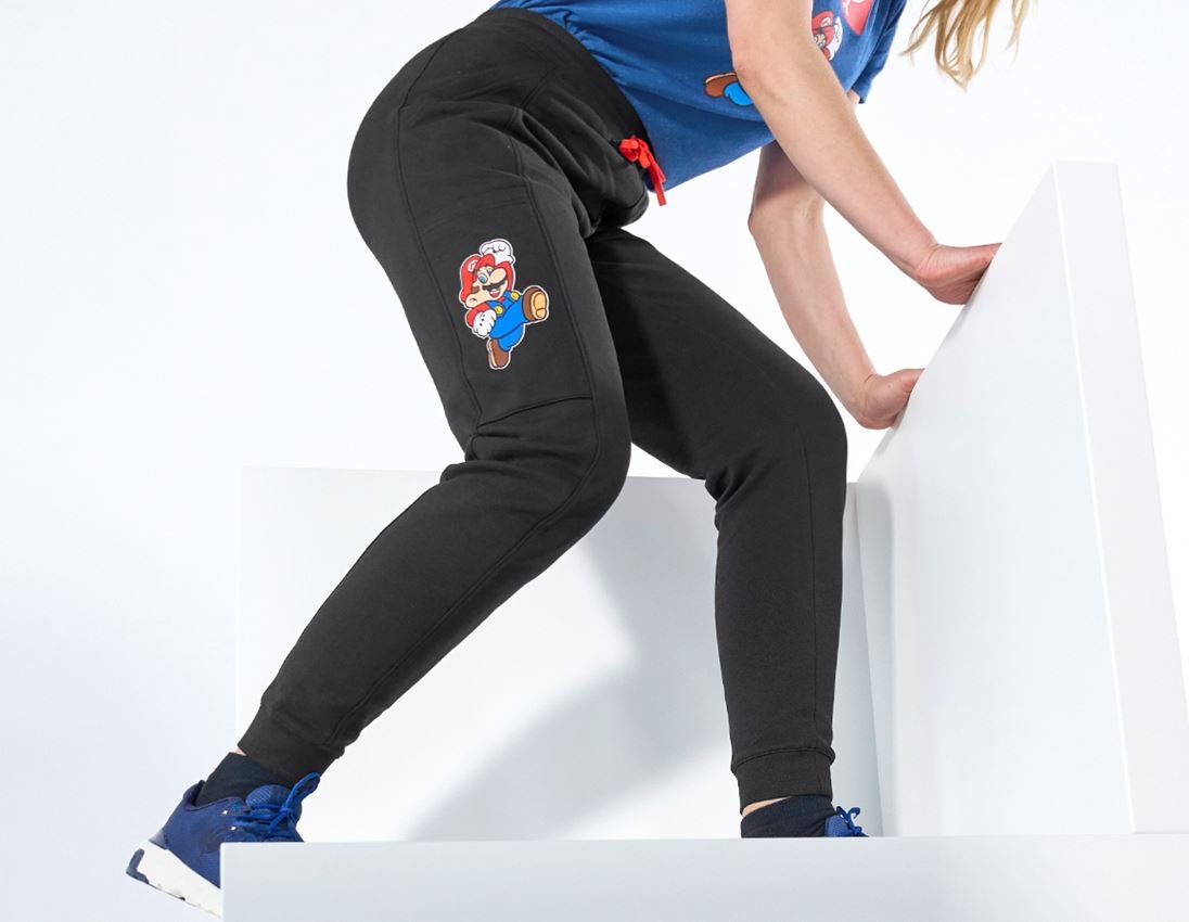 Spolupráce: Dámské teplákové kalhoty Super Mario + černá
