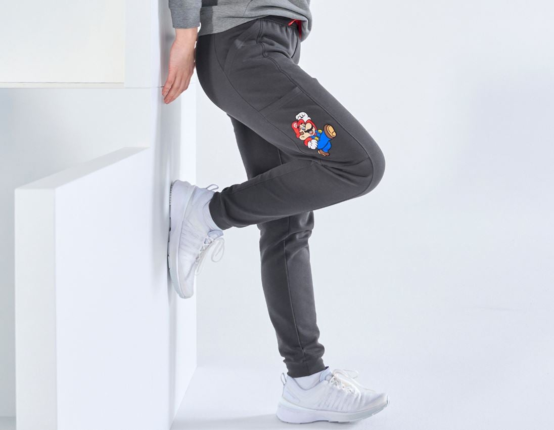 Spolupráce: Dámské teplákové kalhoty Super Mario + antracit