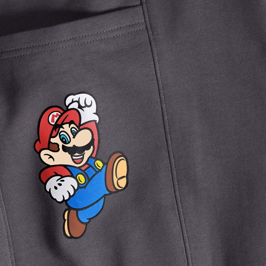 Spolupráce: Dětské teplákové kalhoty Super Mario + antracit 2