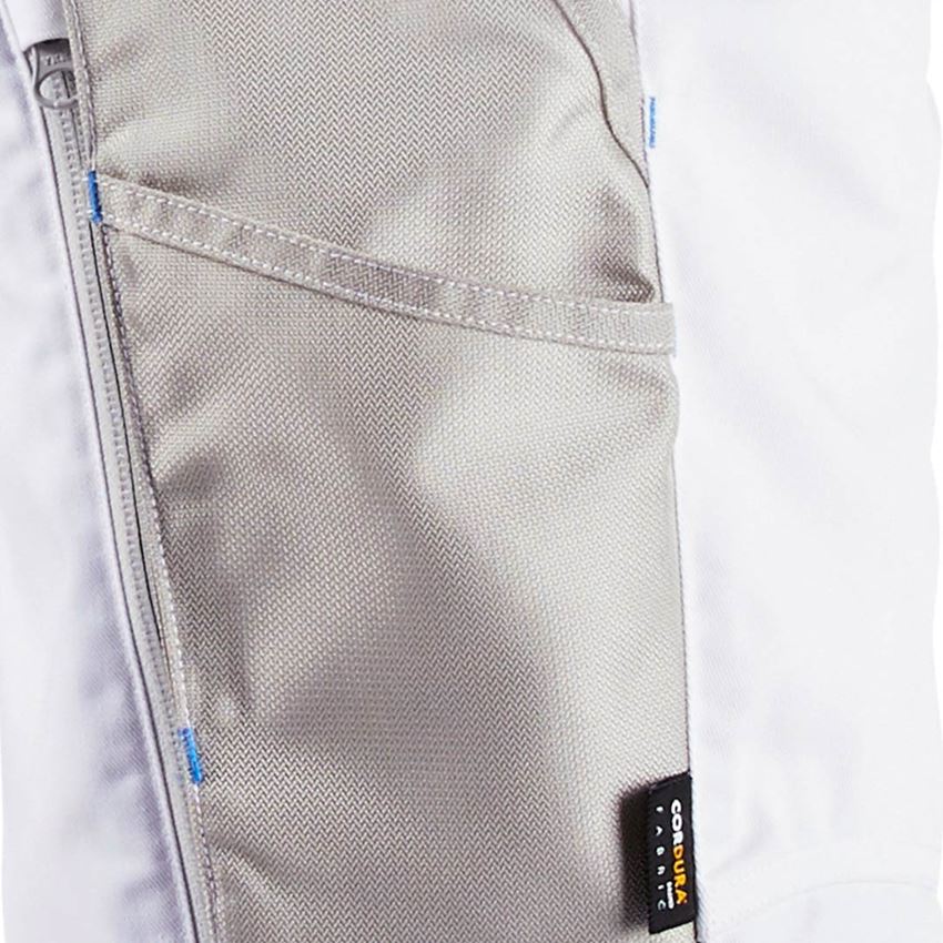 Instalatéři: Kalhoty s laclem e.s.motion 2020 + bílá/enciánově modrá 2
