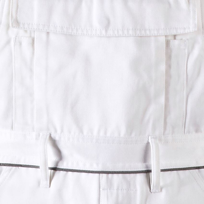 Instalatéři: Kalhoty s laclem e.s.classic + bílá 2