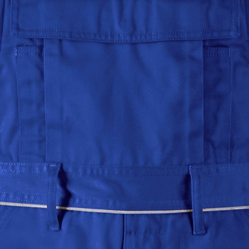 Instalatéři: Kalhoty s laclem e.s.classic + modrá chrpa 2