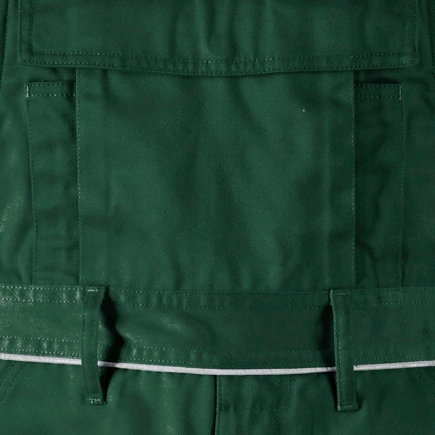 Pracovní kalhoty: Kalhoty s laclem e.s.classic + zelená 2