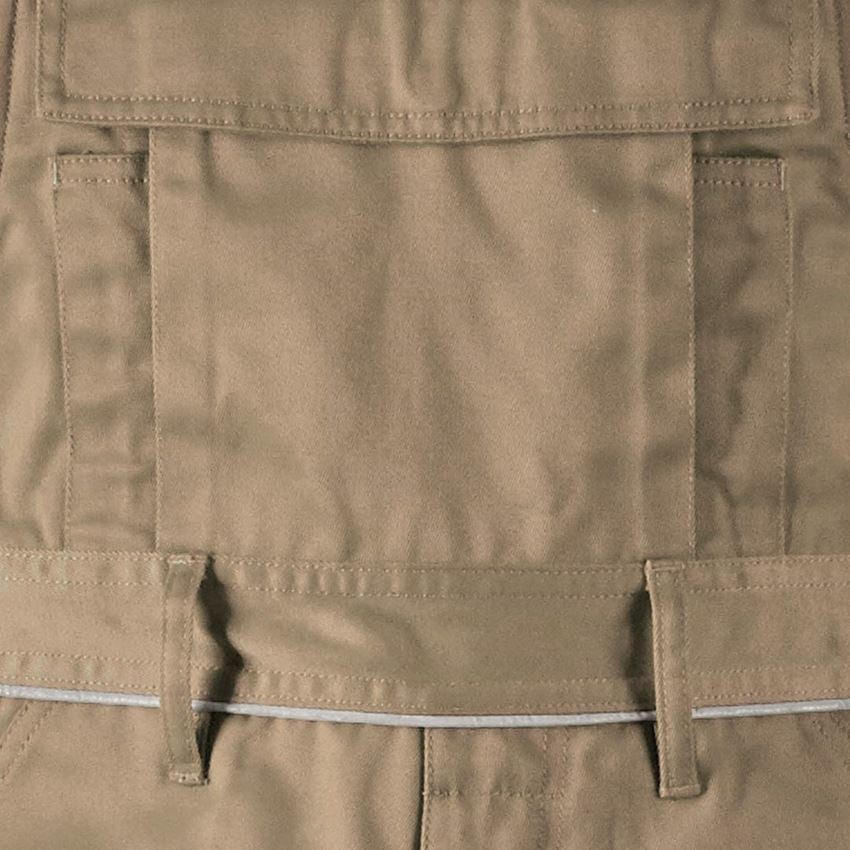 Pracovní kalhoty: Kalhoty s laclem e.s.classic + khaki 2