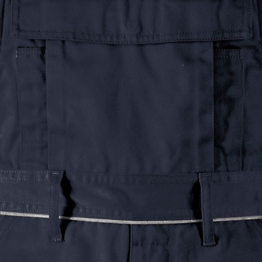 Pracovní kalhoty: Kalhoty s laclem e.s.classic + tmavomodrá 2