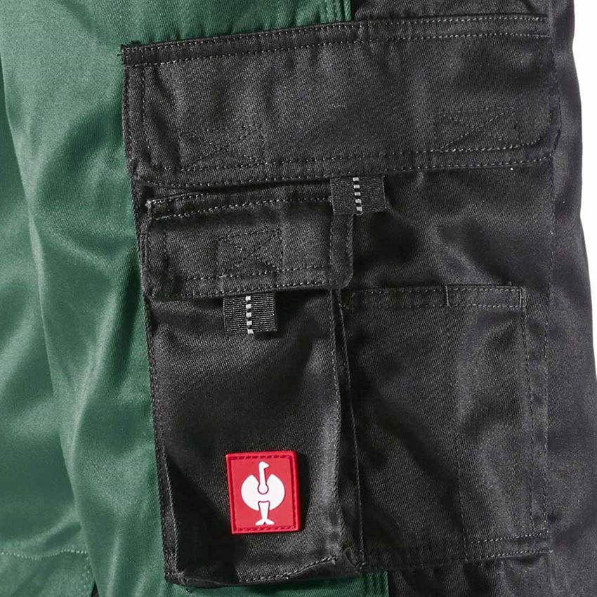 Pracovní kalhoty: Šortky e.s.image + zelená/černá 2