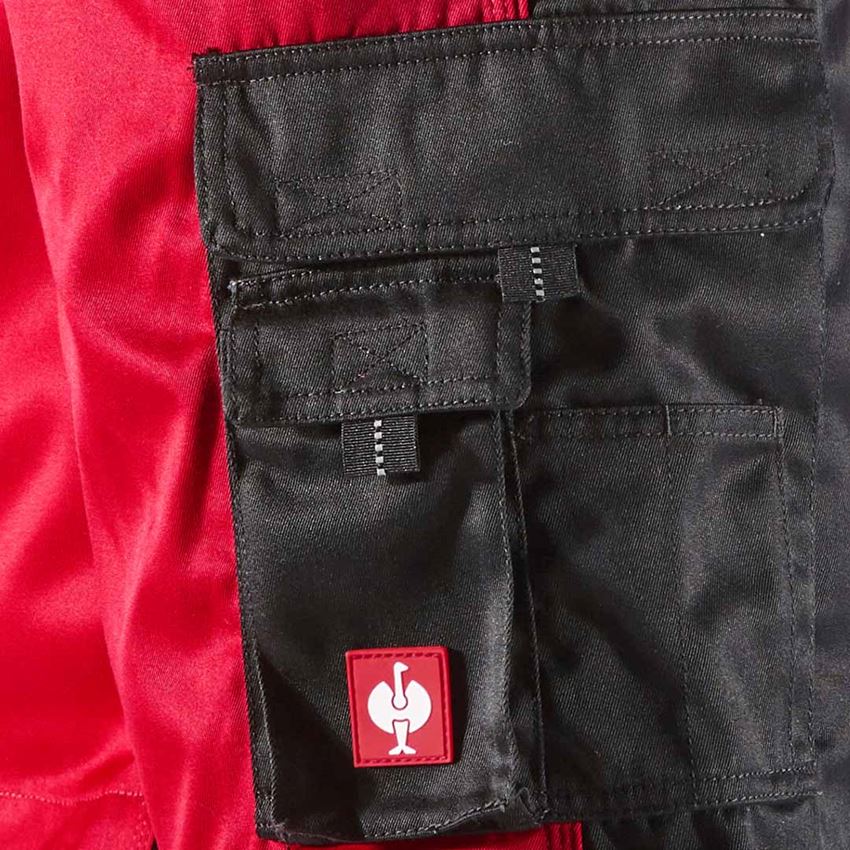 Pracovní kalhoty: Šortky e.s.image + červená/černá 2
