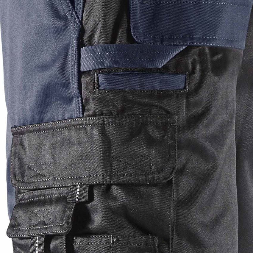 Pracovní kalhoty: Šortky e.s.image + tmavomodrá/černá 2