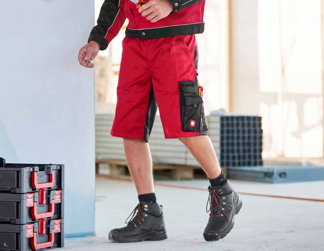 Pracovní kalhoty: Šortky e.s.image + červená/černá