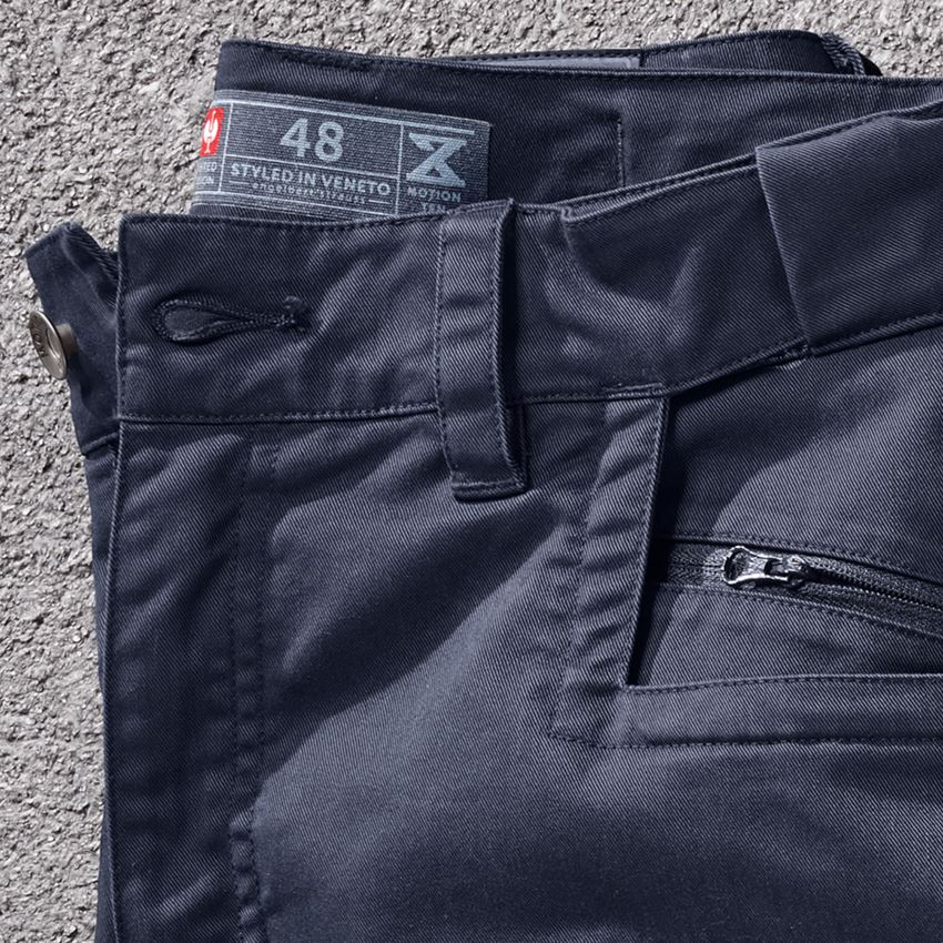 Pracovní kalhoty: Šortky e.s.motion ten + břidlicová modrá 2