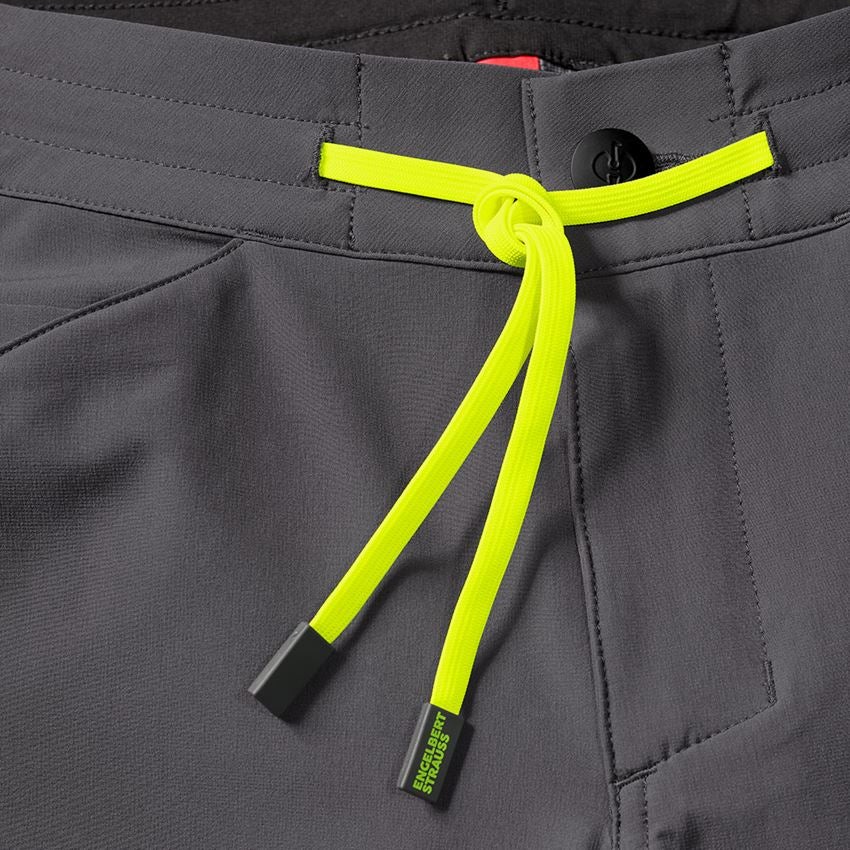 Oděvy: Reflex funkční šortky e.s.ambition + antracit/výstražná žlutá 2