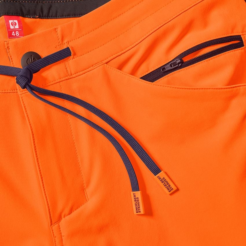 Pracovní kalhoty: Reflex funkční šortky e.s.ambition + výstražná oranžová/tmavomodrá 2