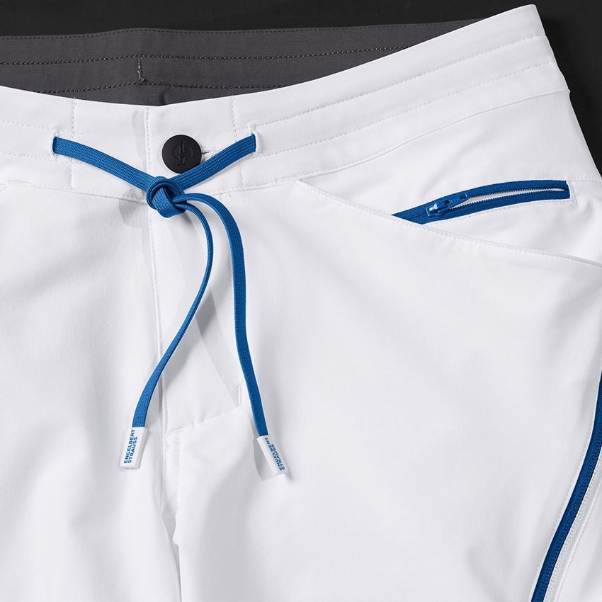 Pracovní kalhoty: Šortky e.s.ambition + bílá/enciánově modrá 2