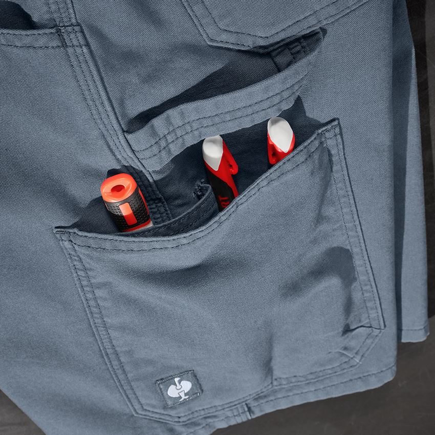 Pracovní kalhoty: Šortky e.s.iconic + oxidově modrá 2
