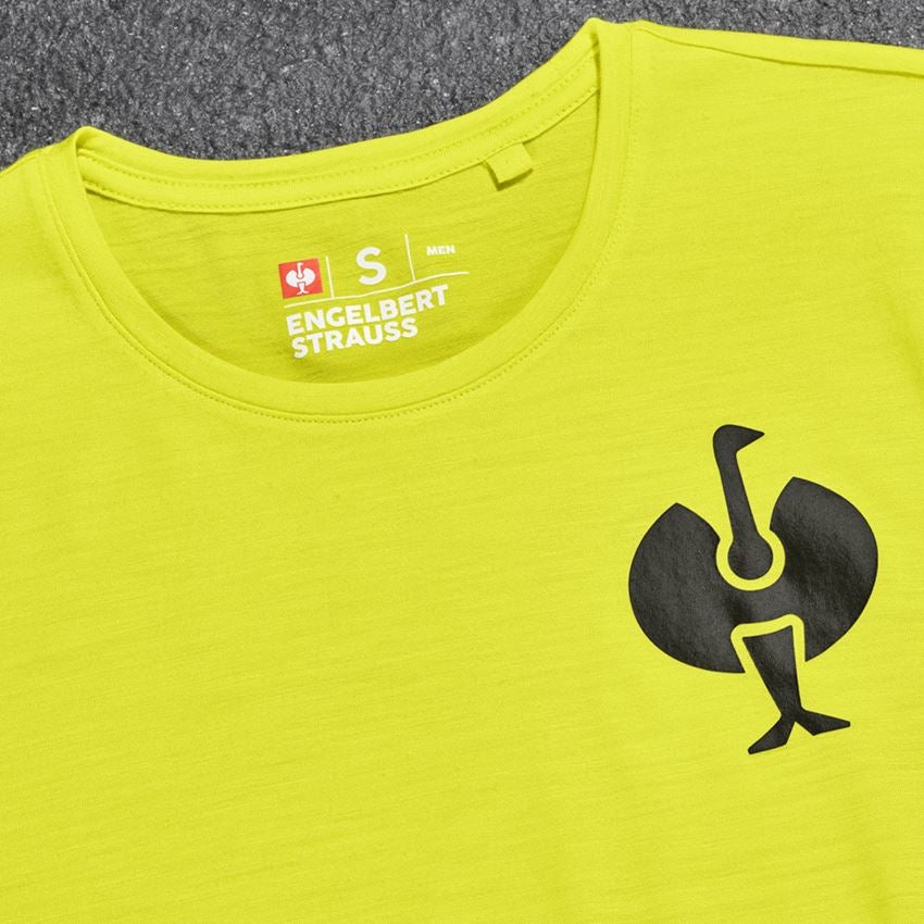Trička, svetry & košile: Tričko Merino e.s.trail + acidově žlutá/černá 2