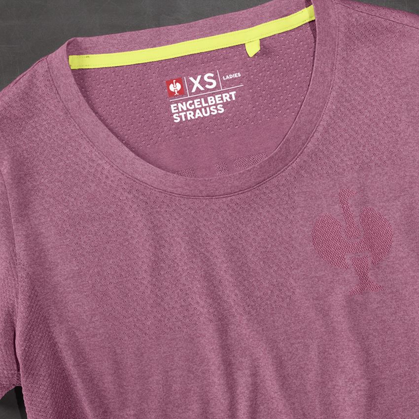 Trička | Svetry | Košile: Tričko seamless e.s.trail, dámská + tara pink melanž 2