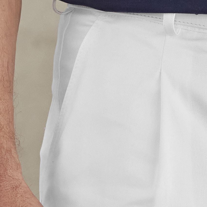 Pracovní kalhoty: Pánské pracovní kalhoty Christoph + bílá 2