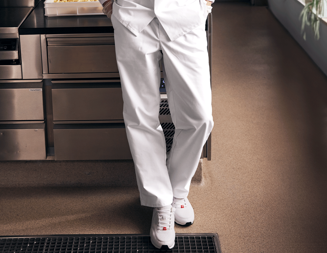 Pracovní kalhoty: Pracovní kalhoty HACCP + bílá