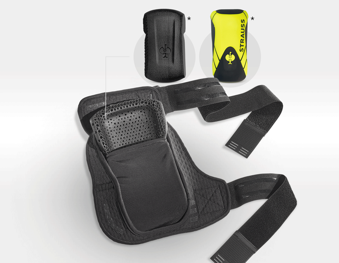 Ochrana kolen: e.s. Kapsa na nákoleník Pro-Comfort, soft + černá/černá 1
