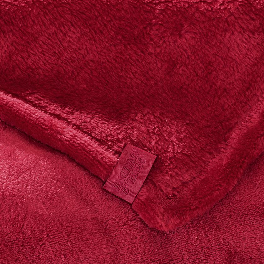 Dílenské zařízení | Kancelářské zařízení: e.s. Fleecová deka + ohnivě červená 2