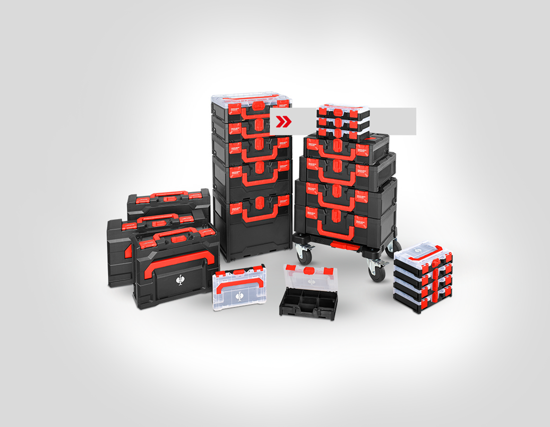 STRAUSSbox Systém: STRAUSSbox mini + černá/červená