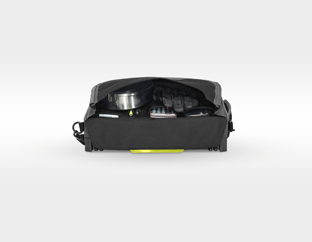 STRAUSSbox Systém: STRAUSSbox taška na laptop + čedičově šedá/acidově žlutá 5