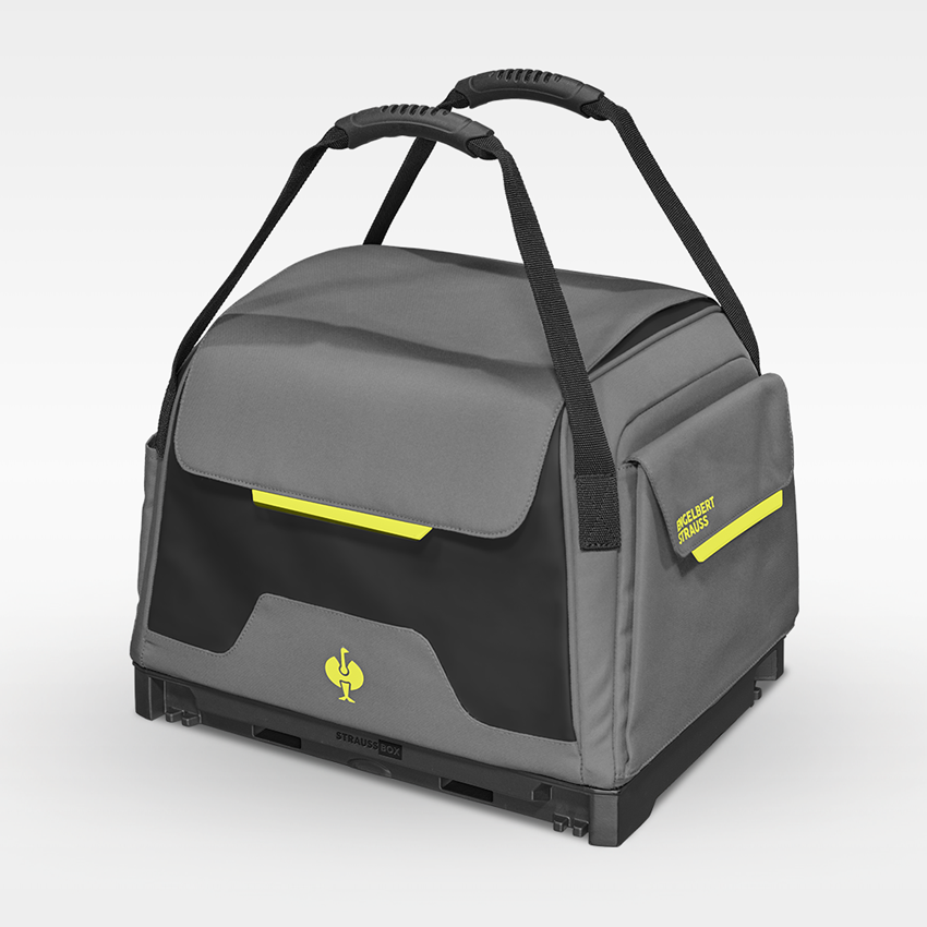 STRAUSSbox Systém: Sada nářadí Elektro vč. tašky STRAUSSbox + čedičově šedá/acidově žlutá 2