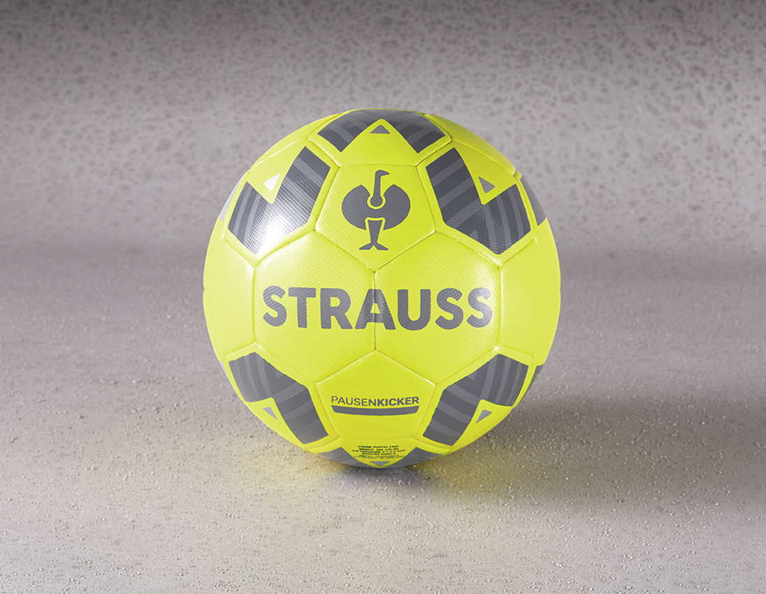Doplňky: Fotbalový míč STRAUSS + acid yellow 3