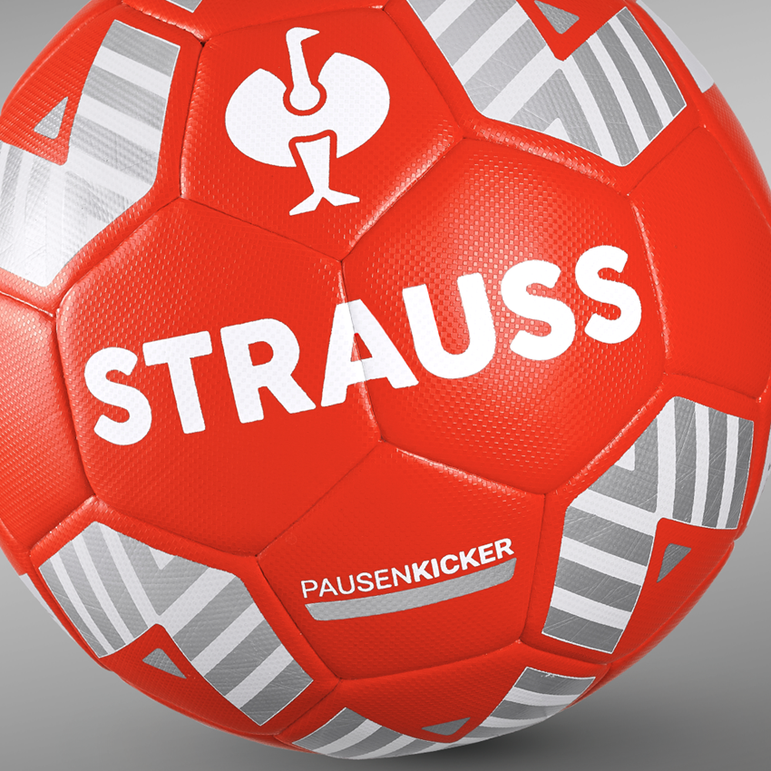 Doplňky: Fotbalový míč STRAUSS + red 2