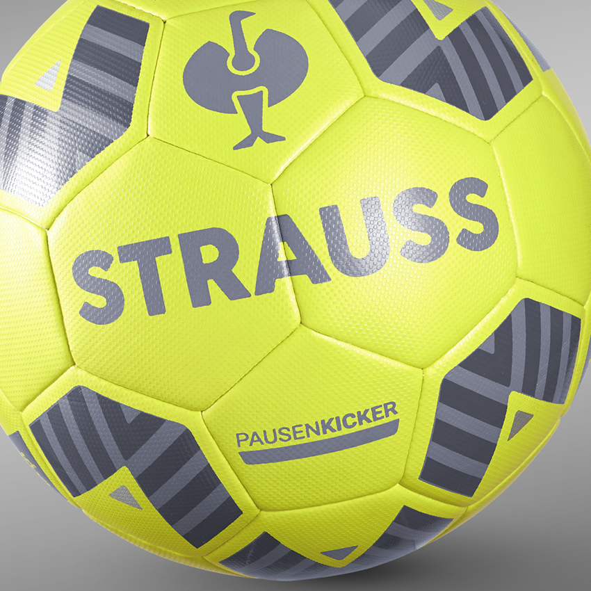 Doplňky: Fotbalový míč STRAUSS + acid yellow 2