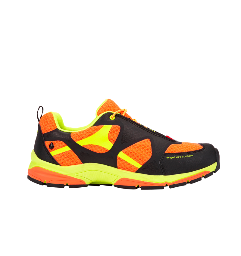 Obuv: e.s. O2 Pracovní obuv Thebe + výstražná oranžová/výstražná žlutá/černá 1