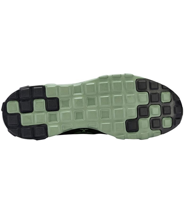Ostatní pracovní boty: Víceúčelová obuv e.s. Bani + černá/bledě zelená 4