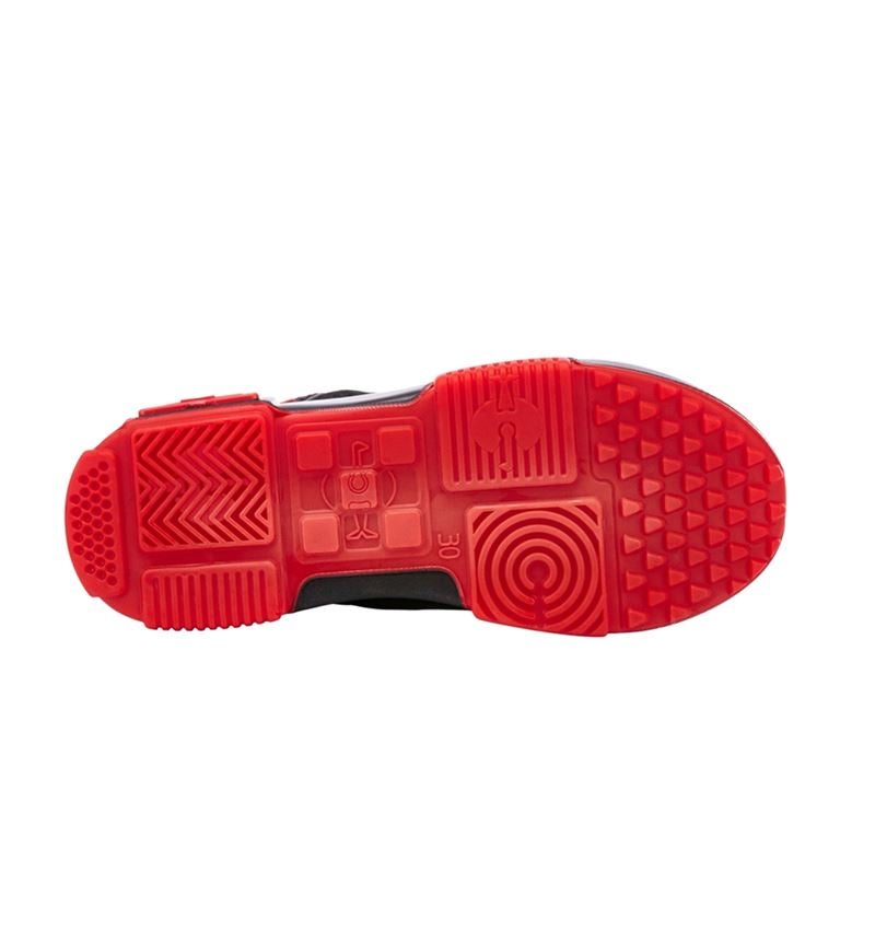 Obuv: Víceúčelová obuv e.s. Etosha, dětská + černá/strauss červená 4