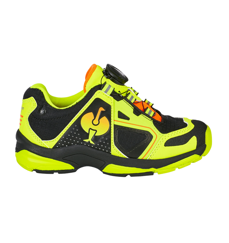Dětská obuv: Víceúčelová obuv e.s. Minkar II, dětská + černá/výstražná žlutá/výstražná oranžová 1