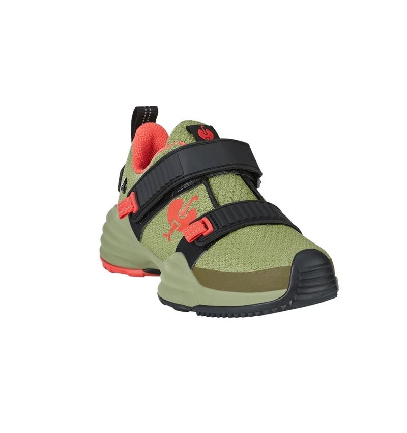 Dětská obuv: Víceúčelová obuv e.s. Waza, dětská + bledě zelená/solární červená 3