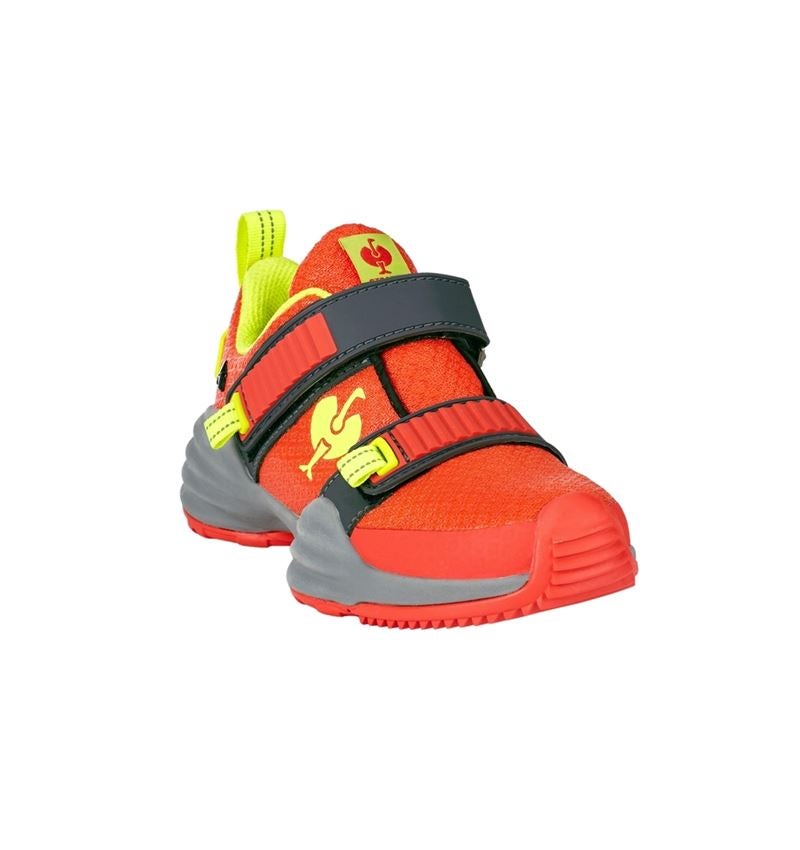 Dětská obuv: Víceúčelová obuv e.s. Waza, dětská + solární červená/výstražná žlutá 2