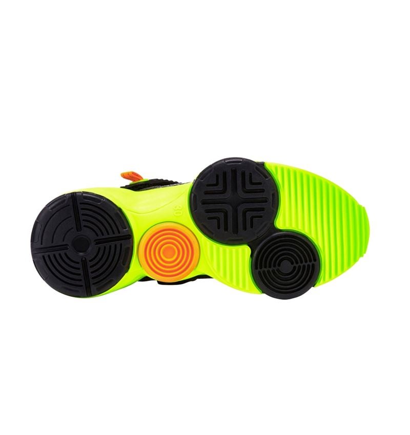 Dětská obuv: Víceúčelová obuv e.s. Waza, dětská + černá/výstražná žlutá/výstražná oranžová 4