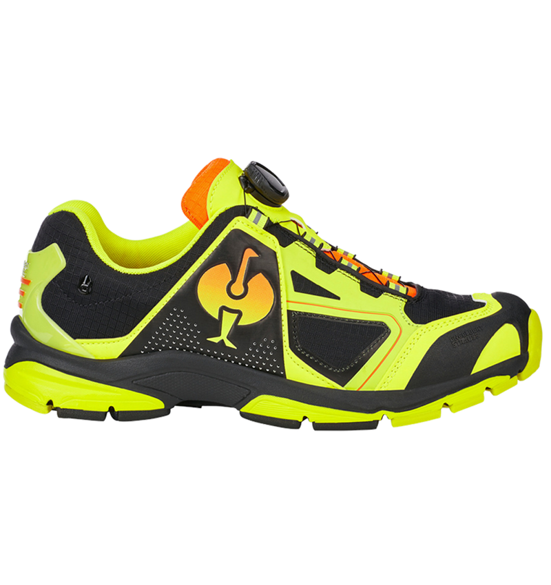 O2: O2 Pracovní obuv e.s. Minkar II + černá/výstražná žlutá/výstražná oranžová 2