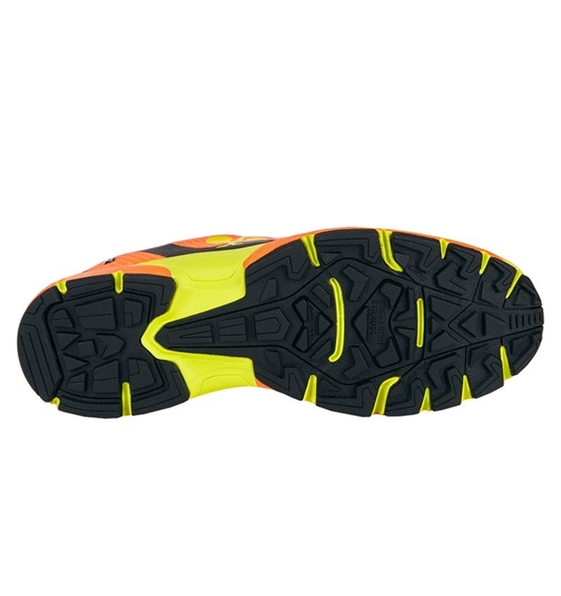 O2: O2 Pracovní obuv e.s. Thebe II + výstražná oranžová/výstražná žlutá/černá 3