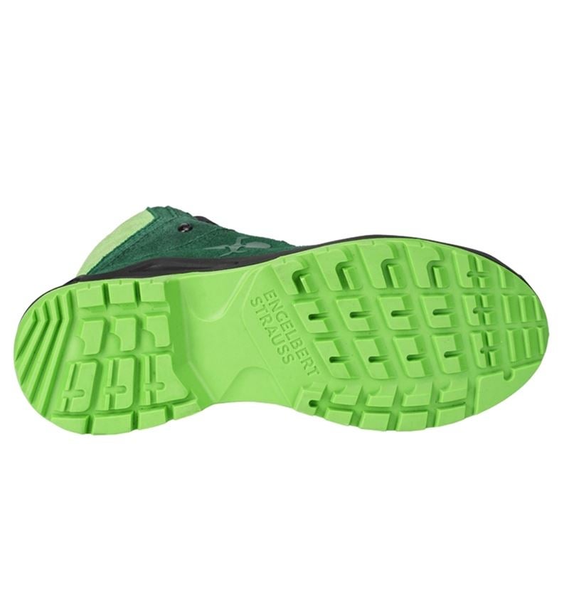 O2: O2 Pracovní obuv e.s.  Apate II mid + zelená/mořská zelená 4