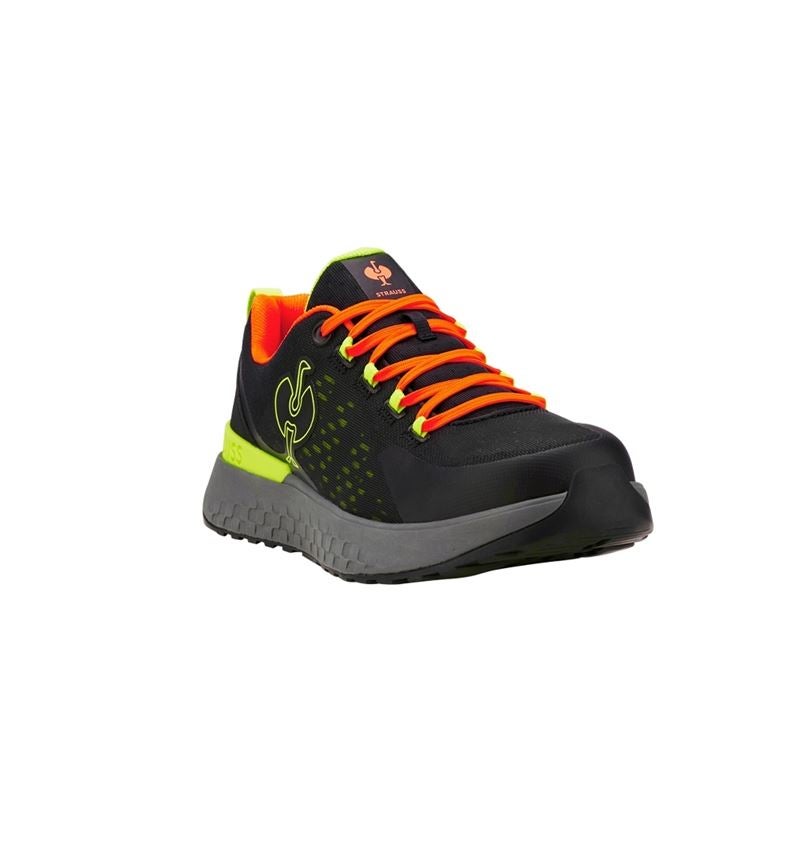 SB: SB Bezpečnostní obuv e.s. Comoe low + černá/výstražná žlutá/výstražná oranžová 2