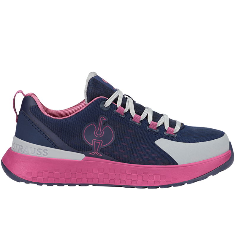 SB: SB Bezpečnostní obuv e.s. Comoe low + hlubinněmodrá/tara pink 3