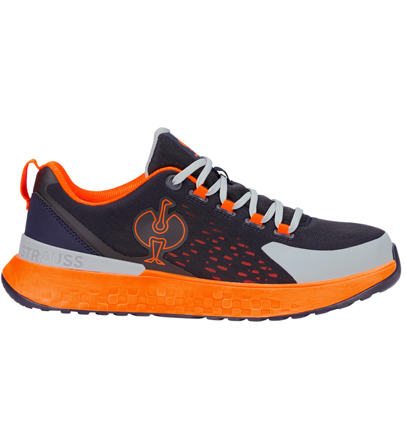 SB: SB Bezpečnostní obuv e.s. Comoe low + tmavomodrá/výstražná oranžová 4