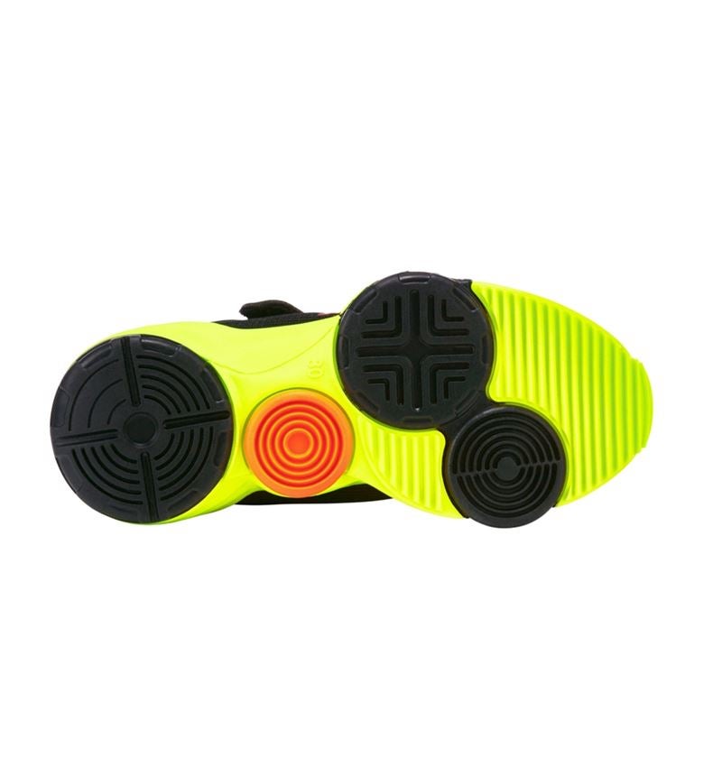 Dětská obuv: Víceúčelová obuv e.s. Porto, dětská + černá/výstražná žlutá/výstražná oranžová 4