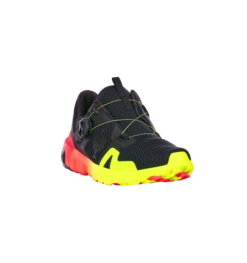 Ostatní pracovní boty: Víceúčelová obuv e.s. Toledo low + černá/výstražná červená/výstražná žlutá 5