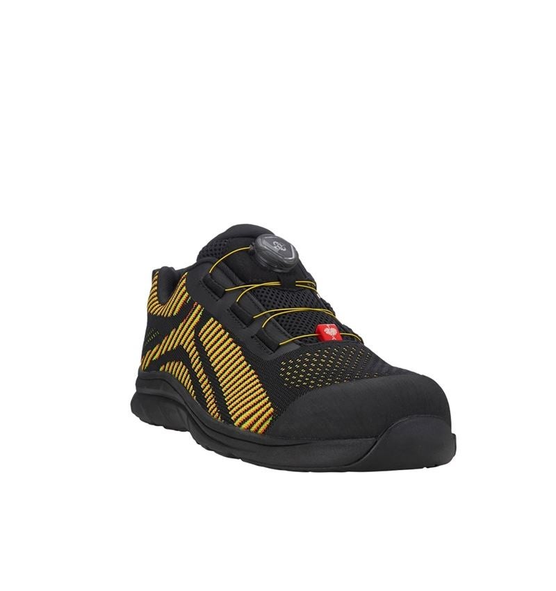 S1: e.s. S1 Bezpečnostní obuv Tegmen II low + černá/výstražná žlutá/výstražná oranžová 2