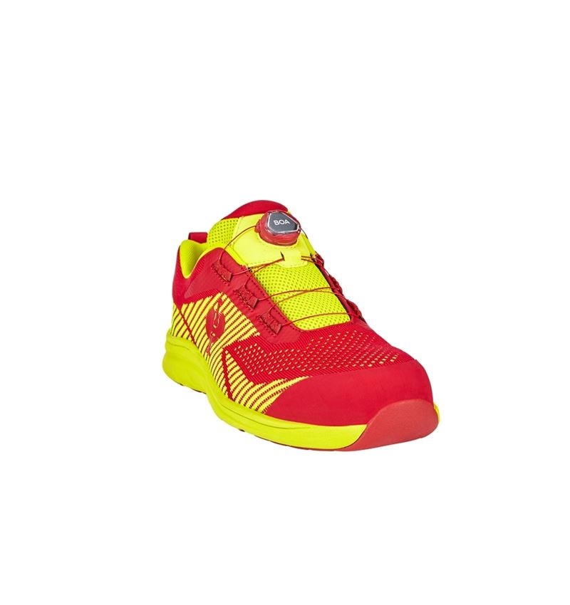 S1: S1 Bezpečnostní obuv e.s. Tegmen IV low + ohnivě červená/výstražná žlutá 3