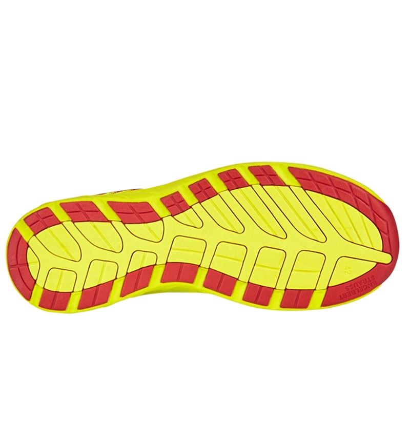 S1: S1 Bezpečnostní obuv e.s. Tegmen IV low + ohnivě červená/výstražná žlutá 4